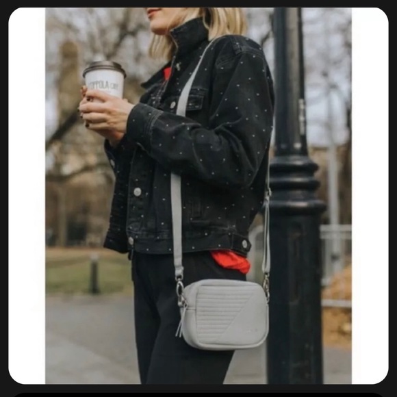 Vooray Sidekick Gray-Moto Crossbody Bag - Picture 3 of 13